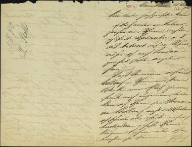 Letter sent by Stoll, Louis to Schliemann, Heinrich, 1880