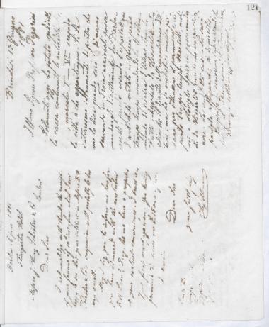 Copy of letter by Schliemann, Heinrich to Pigorini, Luigi, 1881