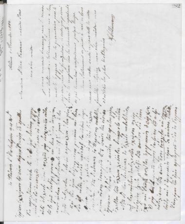 Copy of letter by Schliemann, Heinrich to Ρενιέρης, Μ. 1884