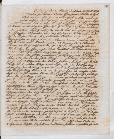 Copy of letter by Schliemann, Heinrich to Kühse, Wilhelm, Schliemann, Ernst J. A. and Kühse, Wilhelmine  1869