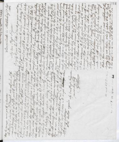Copy of letter by Schliemann, Heinrich to Fergusson, James, 1884