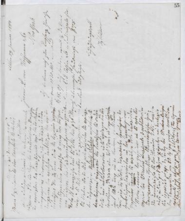 Copy of letter by Schliemann, Heinrich to Ευστρατιάδης, Παναγιώτης, 1884
