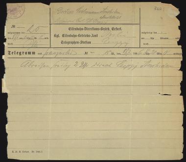 Letter sent by Σλήμαν, Σοφία to Schliemann, Heinrich, 1886