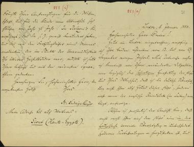 Letter sent by Meyer, Ludwig to Schliemann, Heinrich, 1880