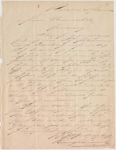 Letter sent by Schröder Busing Co. to Wermuth & Co. and Samarang, ? 1865