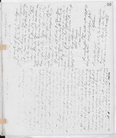 Copy of letter by Schliemann, Heinrich to unknown receiver, 1875
