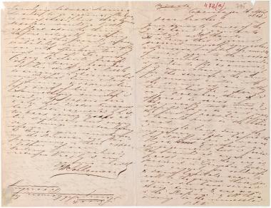 Letter sent by Schliemann, Ernst Wilhelm to Schliemann, Heinrich, 1863