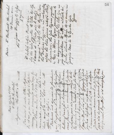 Copy of letter by Schliemann, Heinrich to Βενιζέλος, Μιλτιάδης, 1878