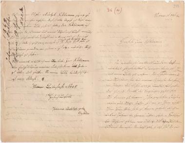 Letter sent by Bahlke, Johanna to Schliemann, Heinrich, 1868