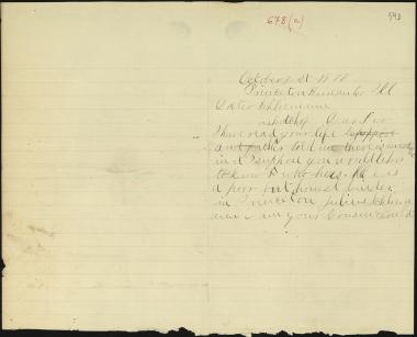 Letter sent by Schliemann, Ernest to Schliemann, Heinrich, 1878