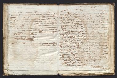 Copy of letter by Schliemann, Heinrich to Poppe, Heinrich, 1850