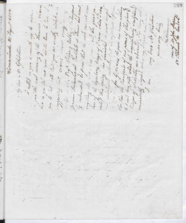 Copy of letter by Schliemann, Heinrich to Gladstone, William Ewart  1884