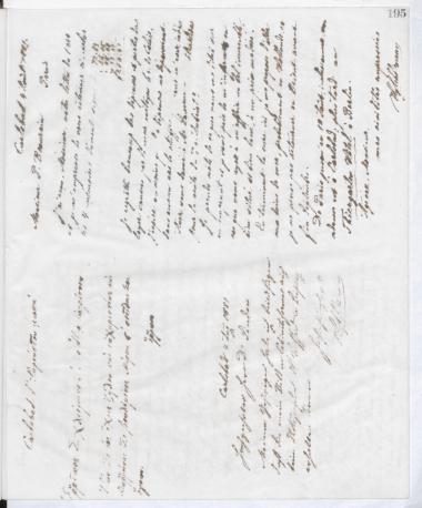 Copy of letter by Schliemann, Heinrich to Linden, ? 1881