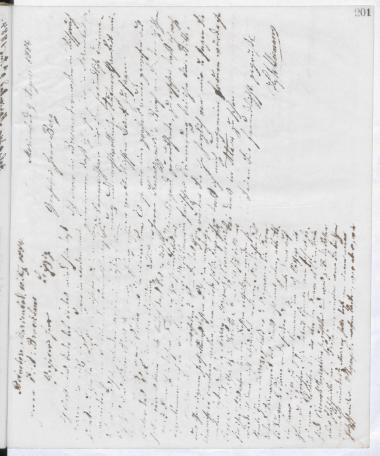 Copy of letter by Schliemann, Heinrich to Berg, Olof, 1884
