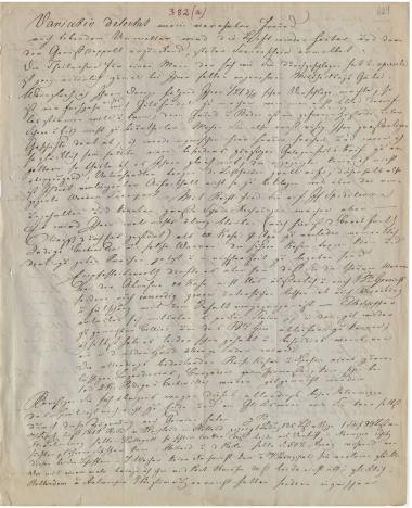 Letter sent by Bahlmann, J. H. to Schliemann, Heinrich, 1854
