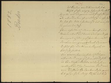 Letter sent by Becker, ? to Schliemann, Heinrich, 1882