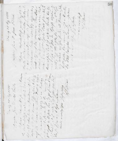 Copy of letter by Schliemann, Heinrich to Schlie, Friedrich, 1875