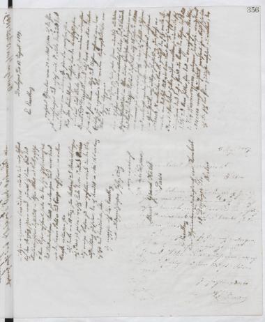 Copy of letter by Schliemann, Heinrich to Humbert, ? 1889