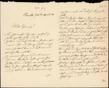 Letter sent by Σλήμαν, Σοφία to Schliemann, Heinrich, 1885
