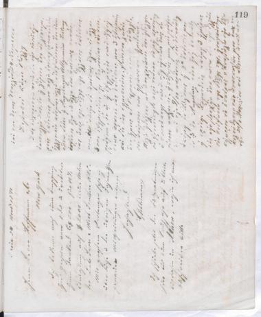 Copy of letter by Schliemann, Heinrich to Ράλλης, Γ. Α. 1871