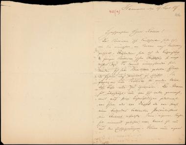 Letter sent by Schuchhardt, Carl to Schliemann, Heinrich, 1889