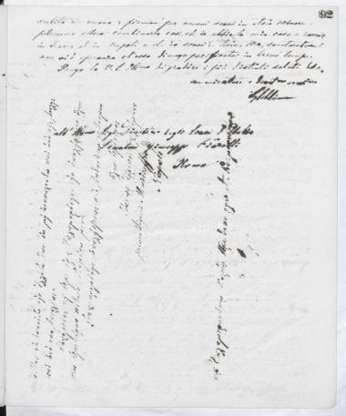 Copy of letter by Schliemann, Heinrich to Κουμουνδούρος, Αλέξανδρος, 1875