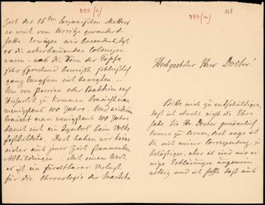 Letter sent by Zmigrovski, Michael to Schliemann, Heinrich, 1889