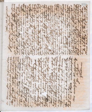Copy of letter by Schliemann, Heinrich to Curtius, Ernst W. 1872
