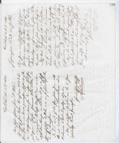 Copy of letter by Schliemann, Heinrich to Blind, Karl, 1881