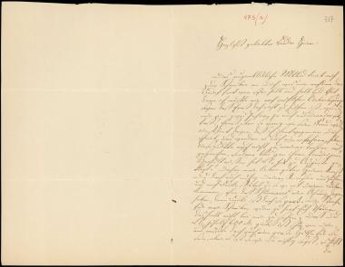 Letter sent by Petrowsky, Doris to Schliemann, Heinrich, 1888