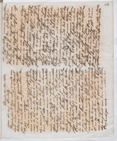 Copy of letter by Schliemann, Heinrich to Wunderly, J. Dore, 1870
