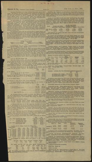 Letter sent by Janssen & Co. to Schliemann, Heinrich, 1882