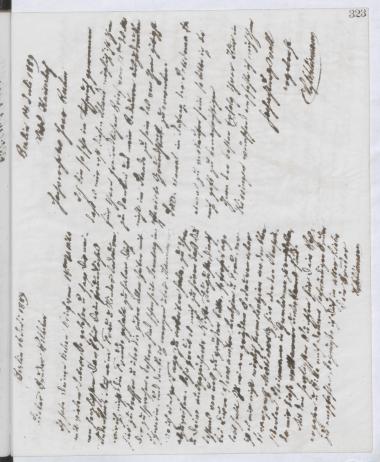 Copy of letter by Schliemann, Heinrich to Ruhm, Julius, 1889