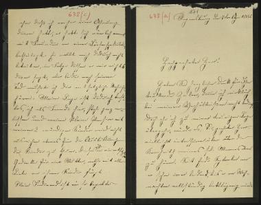 Letter sent by Schels, Hulda to Schliemann, Heinrich, 1886