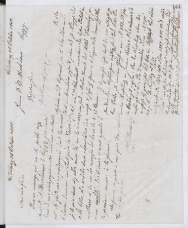 Copy of letter by Schliemann, Heinrich to Schliemann, Ernst Wilhelm, 1888