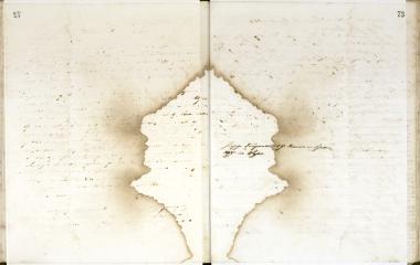 Copy of letter by Schliemann, Heinrich to unknown receiver, 1864