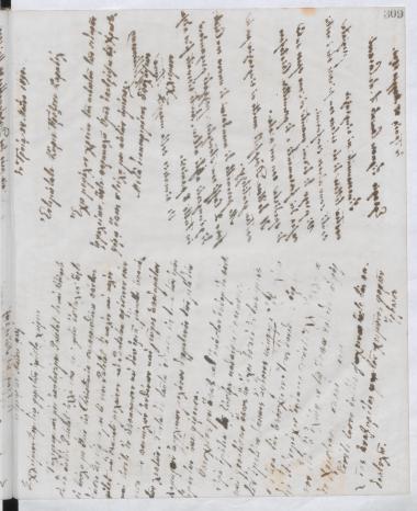 Copy of letter by Schliemann, Heinrich to Σλήμαν, Σοφία, 1890