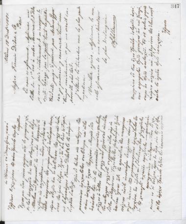 Copy of letter by Schliemann, Heinrich to Curtius, Ernst W. 1881