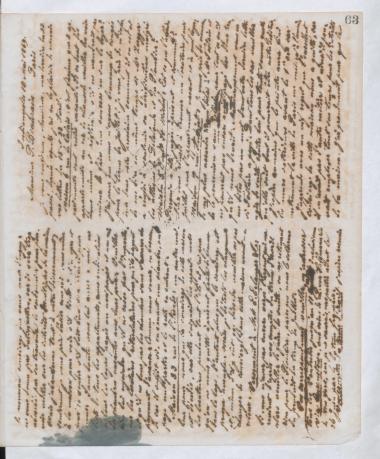 Copy of letter by Schliemann, Heinrich to Beaurain, Polynice, 1869