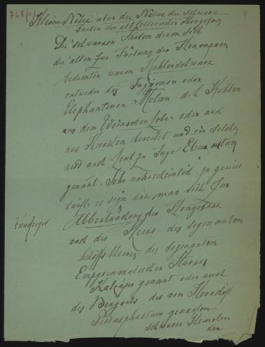 Letter sent by Landerer, Xaver to Schliemann, Heinrich, 1883