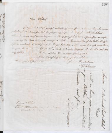 Copy of letter by Schliemann, Heinrich to Blavier, Eugène  1879