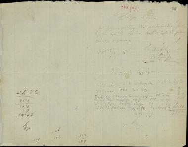 Letter sent by Δεληγεώργης, Λ. to Schliemann, Heinrich, 1876
