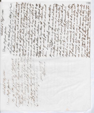 Copy of letter by Schliemann, Heinrich to Gardner, Percy, 1881