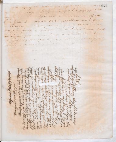 Copy of letter by Schliemann, Heinrich to Βίμπος, Θεόκλητος, 1872