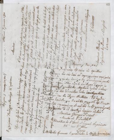 Copy of letter by Schliemann, Heinrich to Χατζηδάκις, Ιωσήφ, 1890
