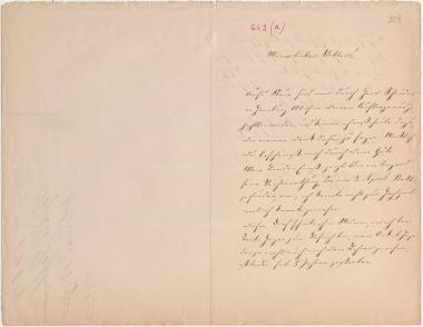 Letter sent by Σλήμαν, Σοφία to Schliemann, Heinrich, 1867
