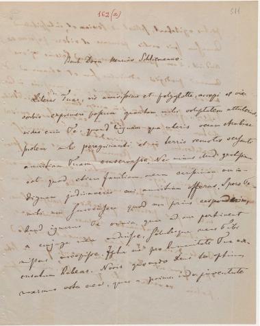 Letter sent by Dorn, Bernhard to Schliemann, Heinrich, 1861