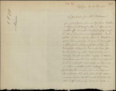 Letter sent by Maier, L. to Schliemann, Heinrich, 1877