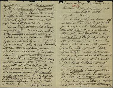 Letter sent by Smith, Philip to Schliemann, Heinrich, 1880