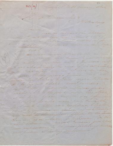 Letter sent by Schröder, Henry J. & Co. to Schliemann, Heinrich, 1862